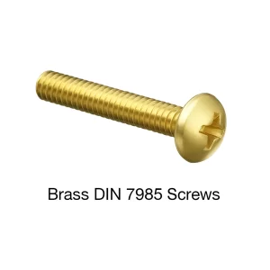 Brass DIN 7985 Screws