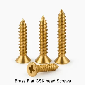 Brass Flat CSK Head Screws