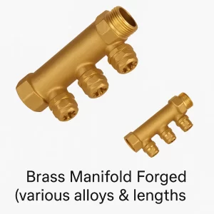 Brass Manifold Forged (various alloys & lengths)