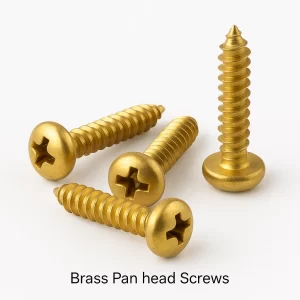 Brass Pan Head Screws
