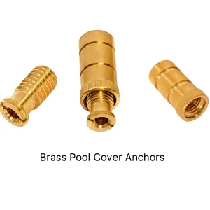 Brass Pool Cover Anchors