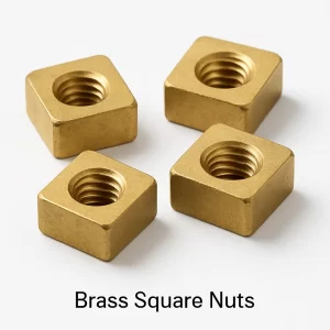 Brass Square Nuts
