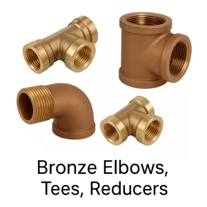 Bronze Elbows, Tees, Reducers