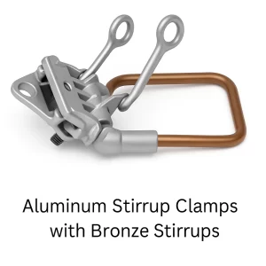 Bronze Stirrup Clamps