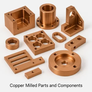Copper milled Parts and Components