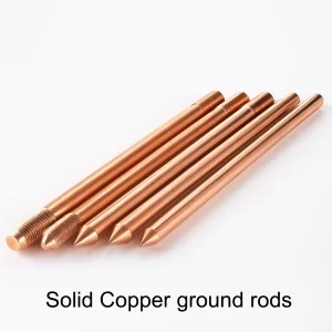 Solid Copper Ground Rods